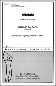 Alleluia SAB choral sheet music cover